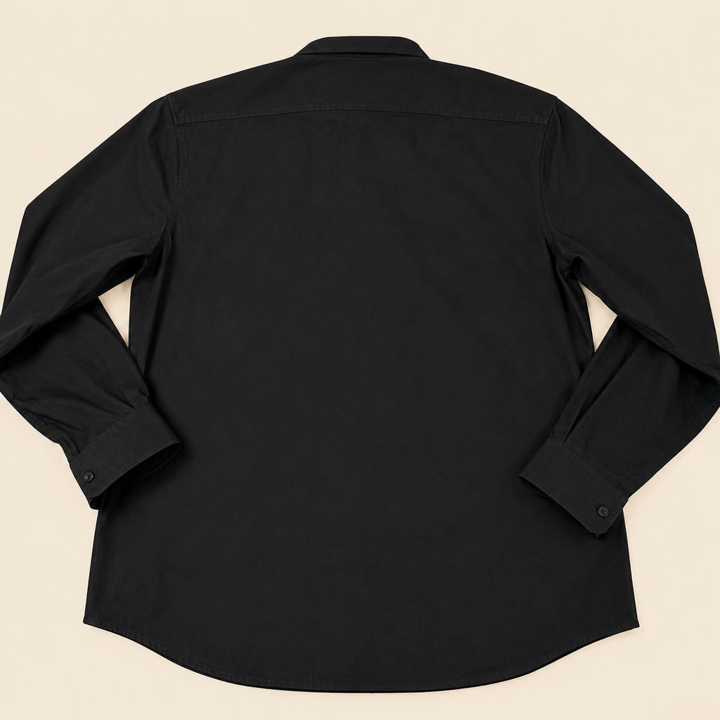 Outdoors Original Unisex Long Sleeve Sun Shirt, Phone + Glasses Pocket (Black)