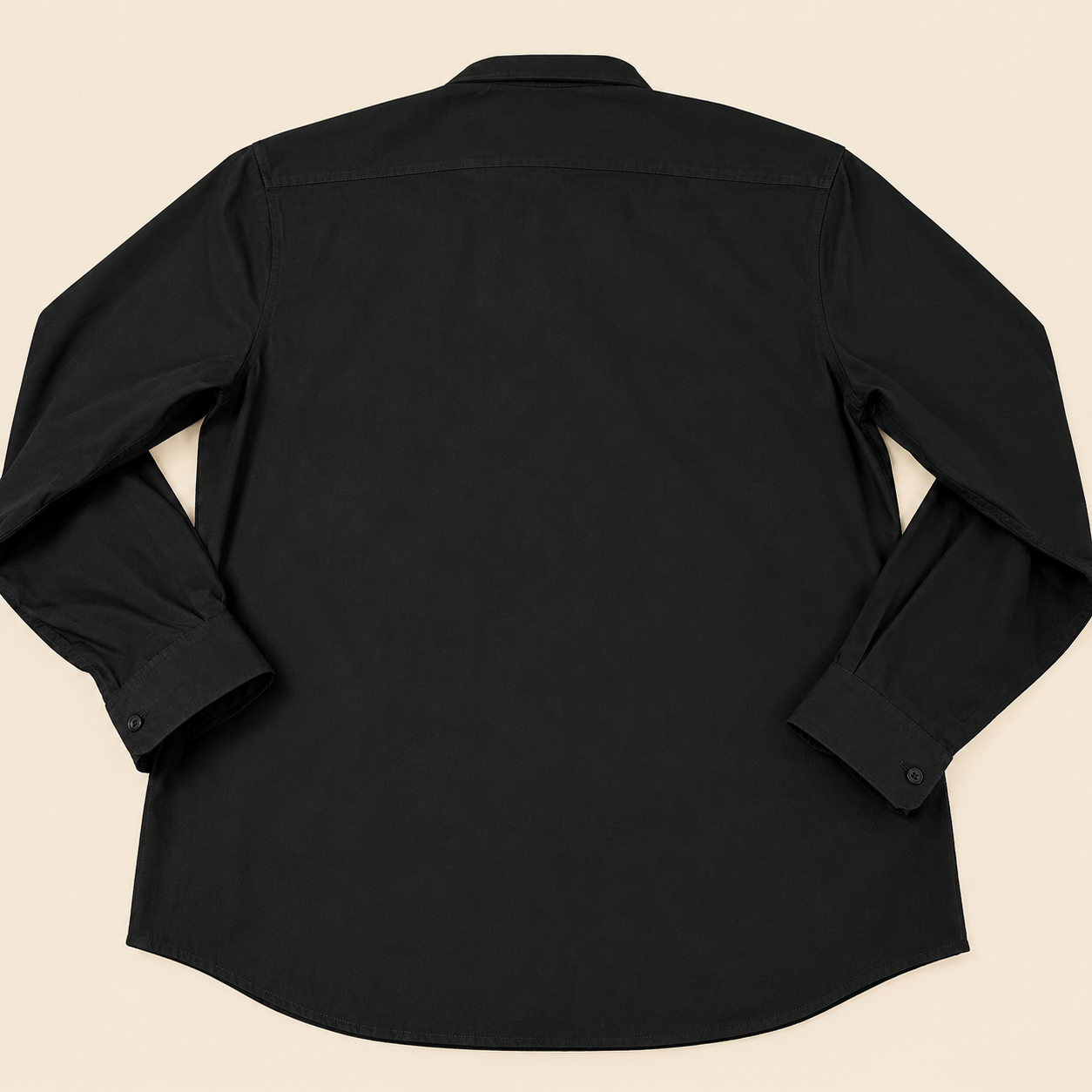 Outdoors Original Unisex Long Sleeve Sun Shirt, Phone + Glasses Pocket (Black)